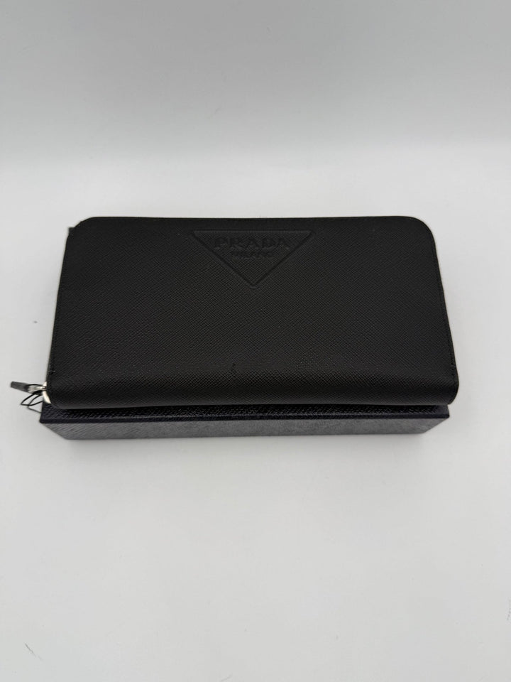Prada PRADA Zip in Saffiano Leather Wallet - RIMODA