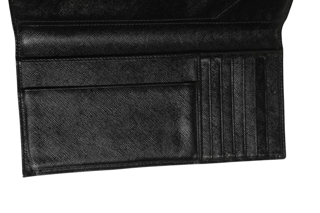 Prada Saffiano Leather Slim Card Holder Wallet - RIMODA