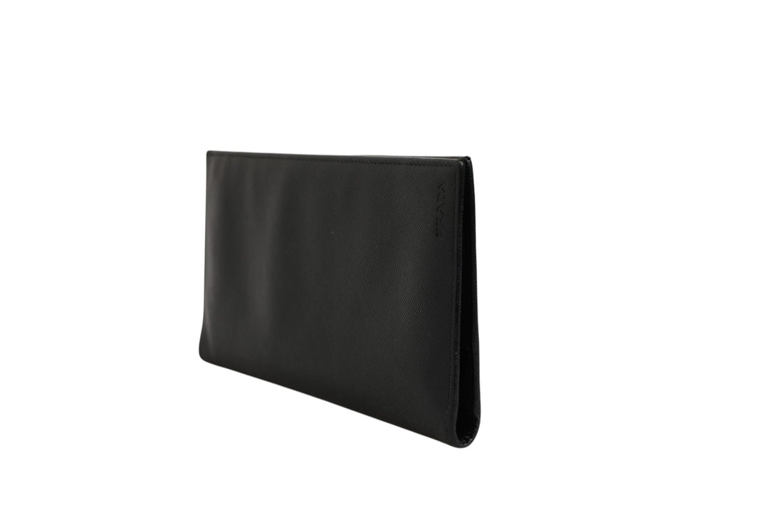 Prada Saffiano Leather Slim Card Holder Wallet - RIMODA