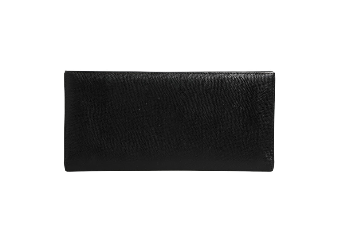 Prada Saffiano Leather Slim Card Holder Wallet - RIMODA