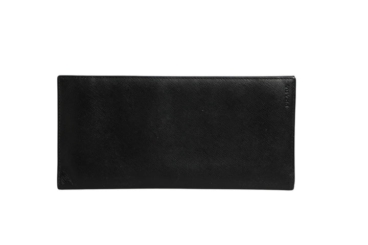 Prada Saffiano Leather Slim Card Holder Wallet - RIMODA