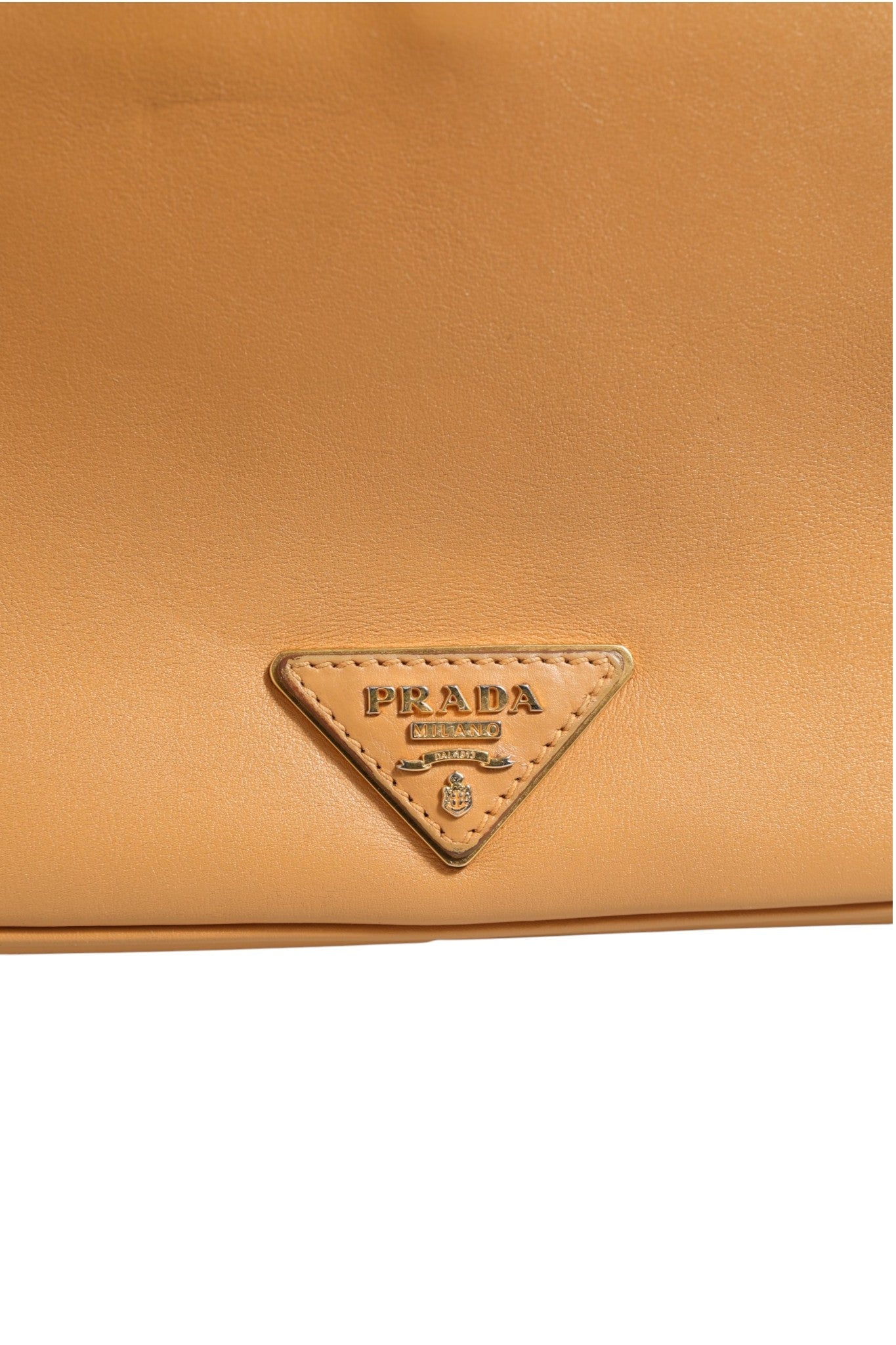 Prada Sidonie Beige Pebble Leather shoulder bag - RIMODA