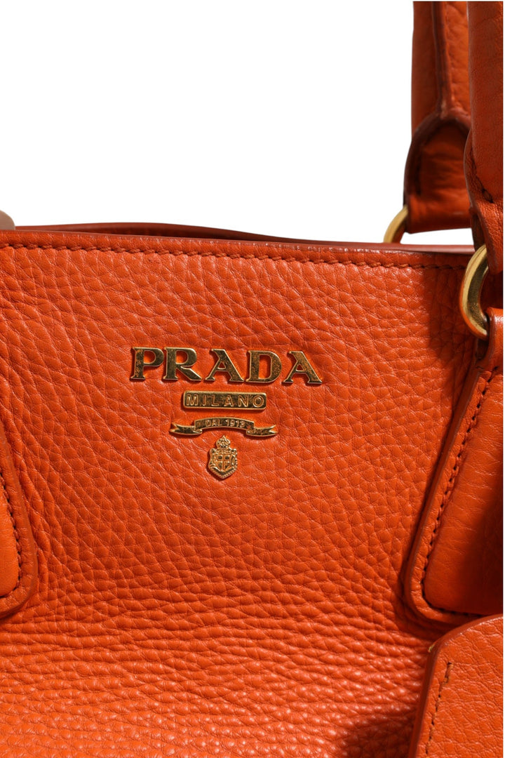 Prada Vitello Daino Leather Tote Bag - RIMODA
