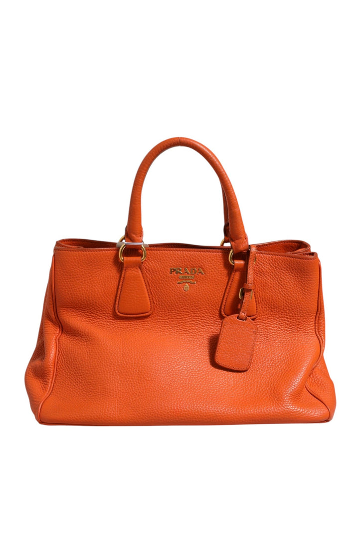 Prada Vitello Daino Leather Tote Bag - RIMODA