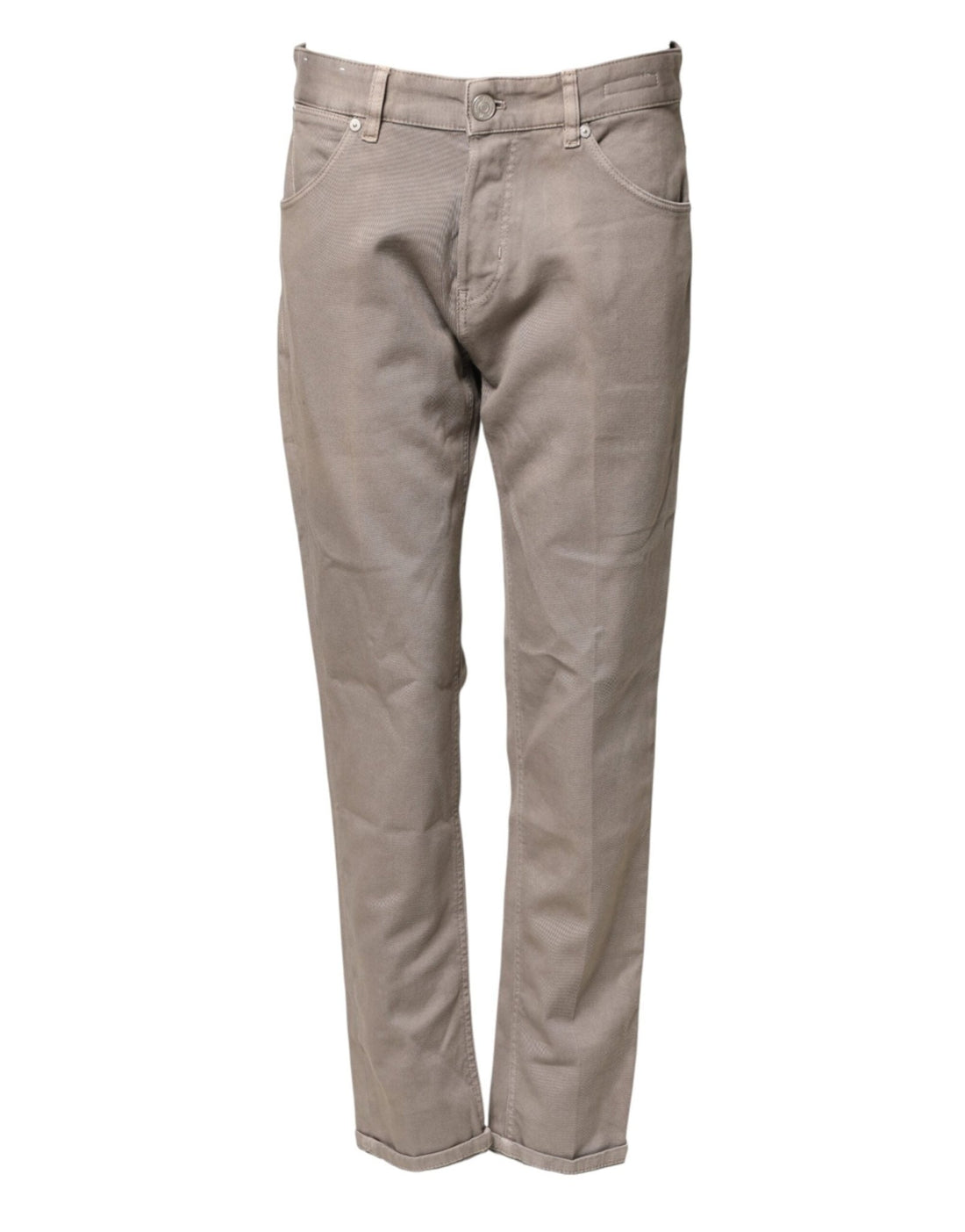 PT Torino Brown Bull Denim Reggae Mastice Straight Trouser Jeans - RIMODA