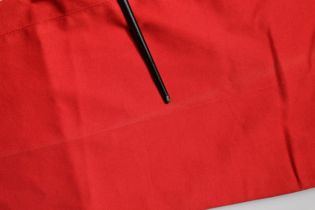 PT Torino Red Flared Mid Waist Chino Casual Trouser Pants - RIMODA