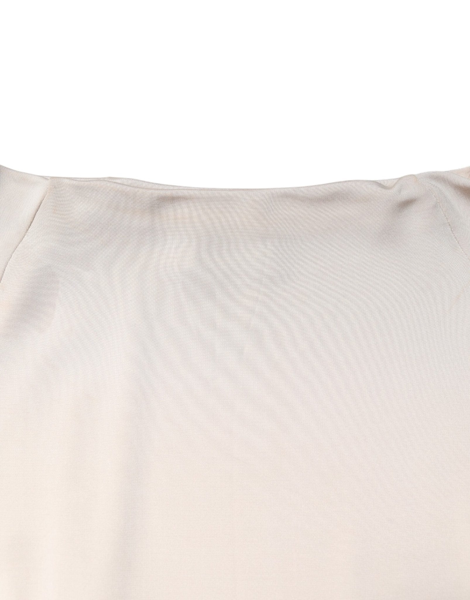 Roberto Cavalli Ivory Viscose Sheath Knee Length Dress - RIMODA