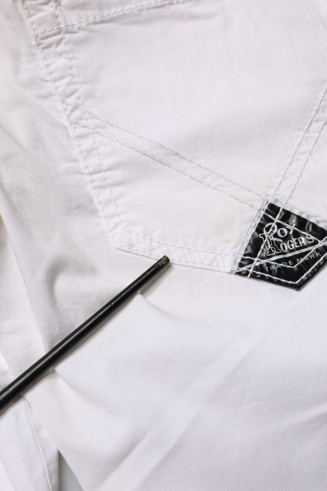 Roy Roger's White Low Waist Bootcut Flared Denim Trouser Jeans - RIMODA