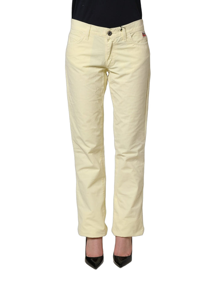 Roy Roger's Yellow Cotton Straight Casual Denim Trouser Jeans - RIMODA