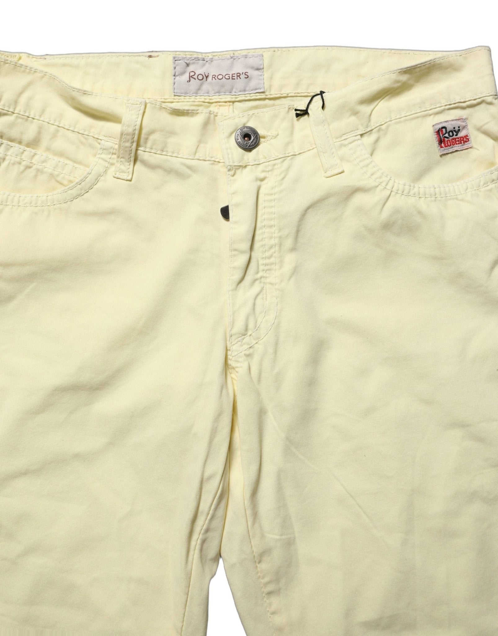 Roy Roger's Yellow Cotton Straight Casual Denim Trouser Jeans - RIMODA