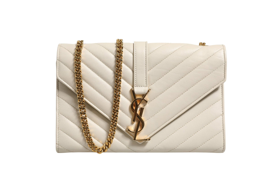 Saint Laurent Envelope Triquilt Medium YSL Shoulder Bag - RIMODA
