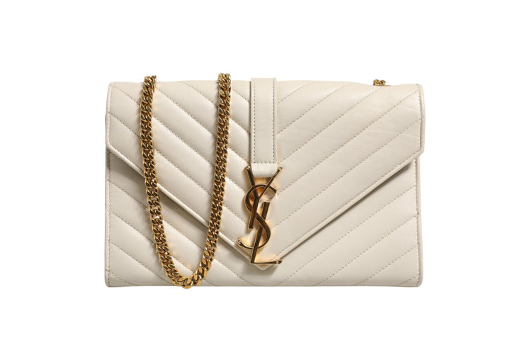 Saint Laurent Envelope Triquilt Medium YSL Shoulder Bag - RIMODA