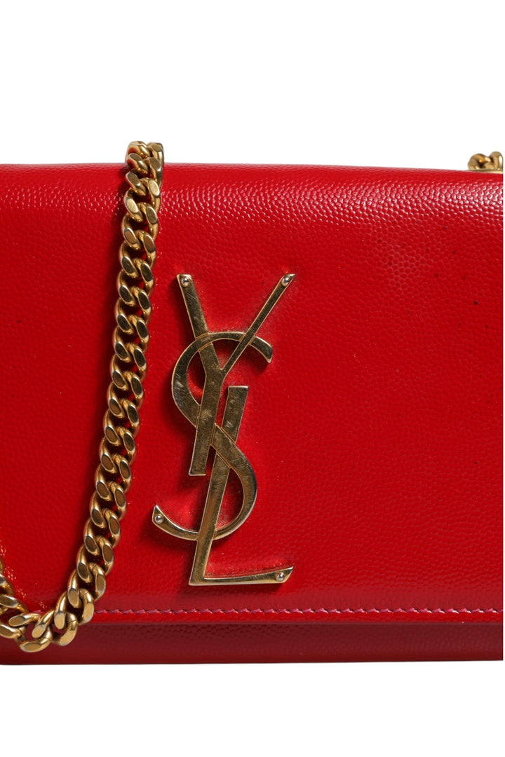 Saint Laurent Kate Red Leather Crossbody Bag - RIMODA