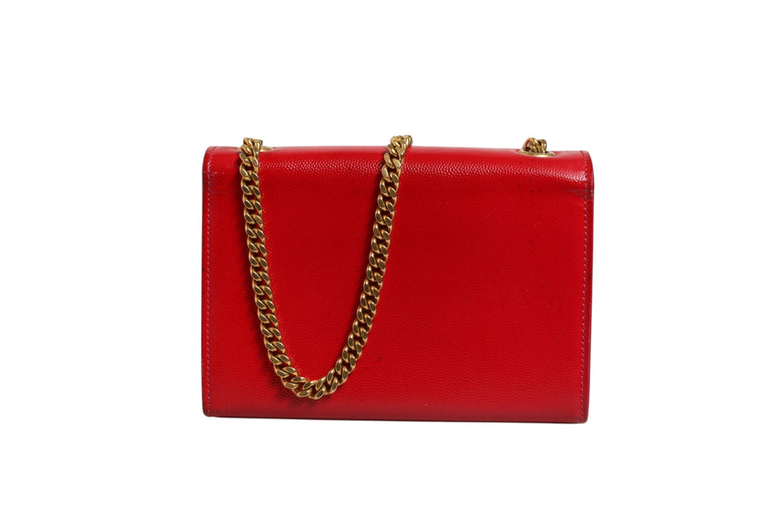 Saint Laurent Kate Red Leather Crossbody Bag - RIMODA