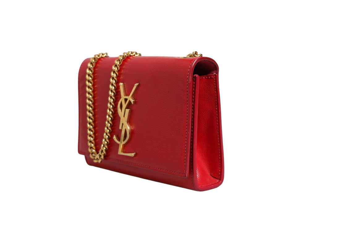 Saint Laurent Kate Red Leather Crossbody Bag - RIMODA