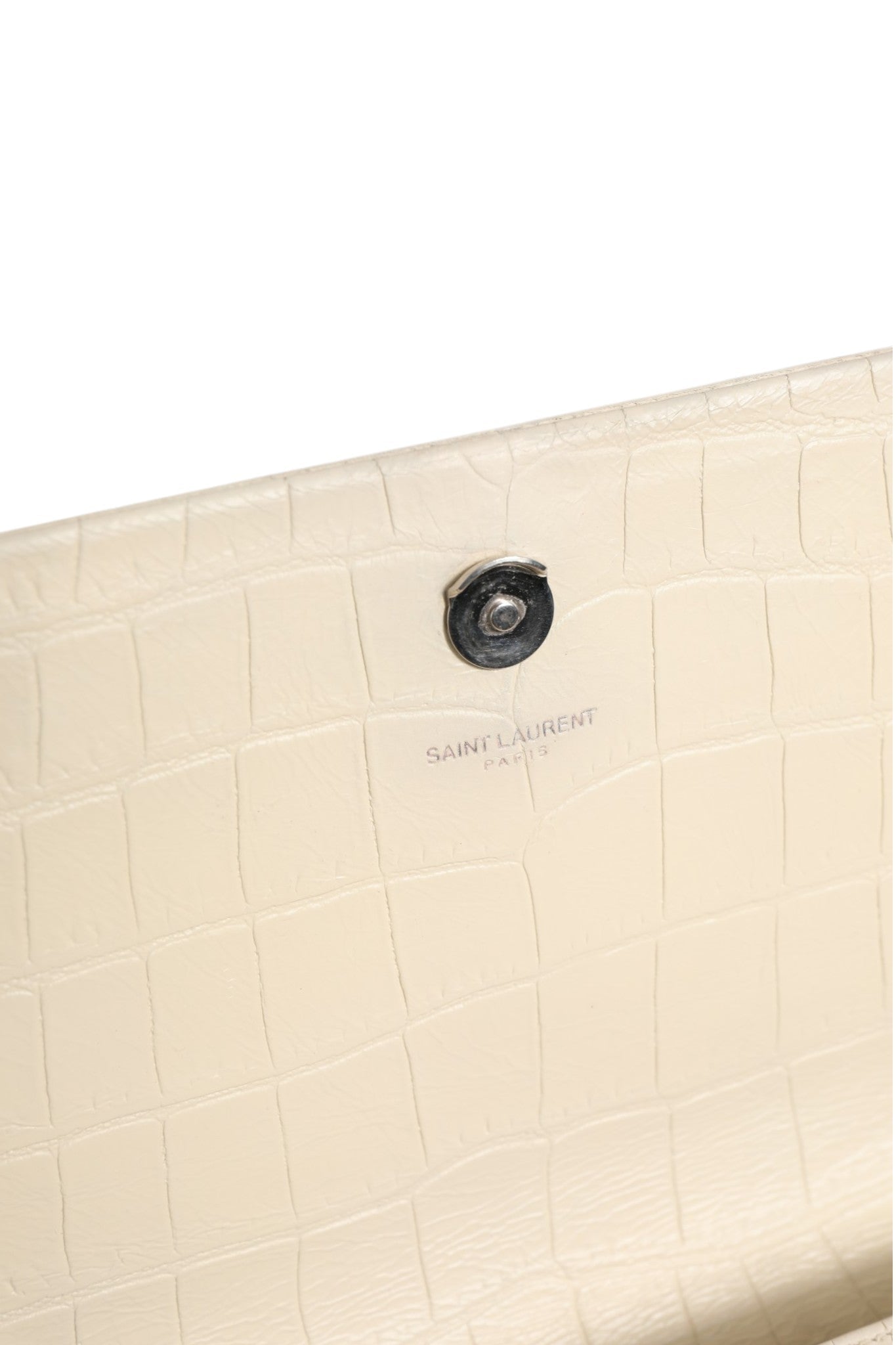 Saint Laurent Kate Tassel Small Croc - Embossed Leather - RIMODA