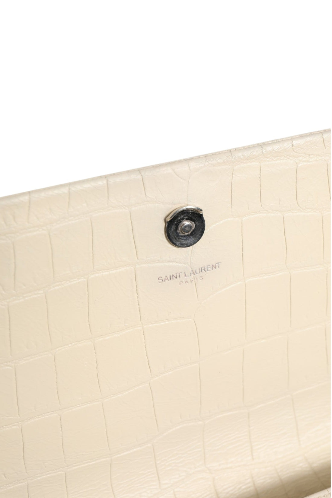 Saint Laurent Kate Tassel Small Croc - Embossed Leather - RIMODA