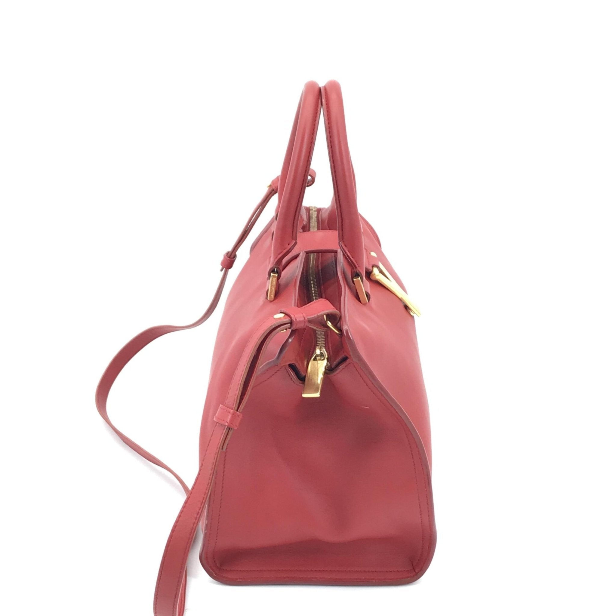 Saint Laurent Leather Handbag With Y Logo - RIMODA