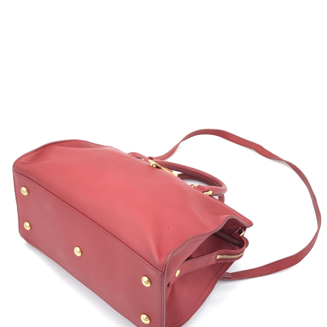 Saint Laurent Leather Handbag With Y Logo - RIMODA