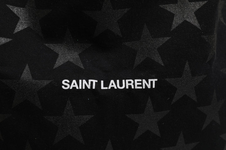 Saint Laurent Rive Droite Black Tote Bag With Star Print Tote bag - RIMODA