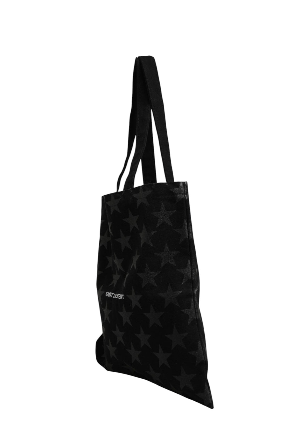 Saint Laurent Rive Droite Black Tote Bag With Star Print Tote bag - RIMODA