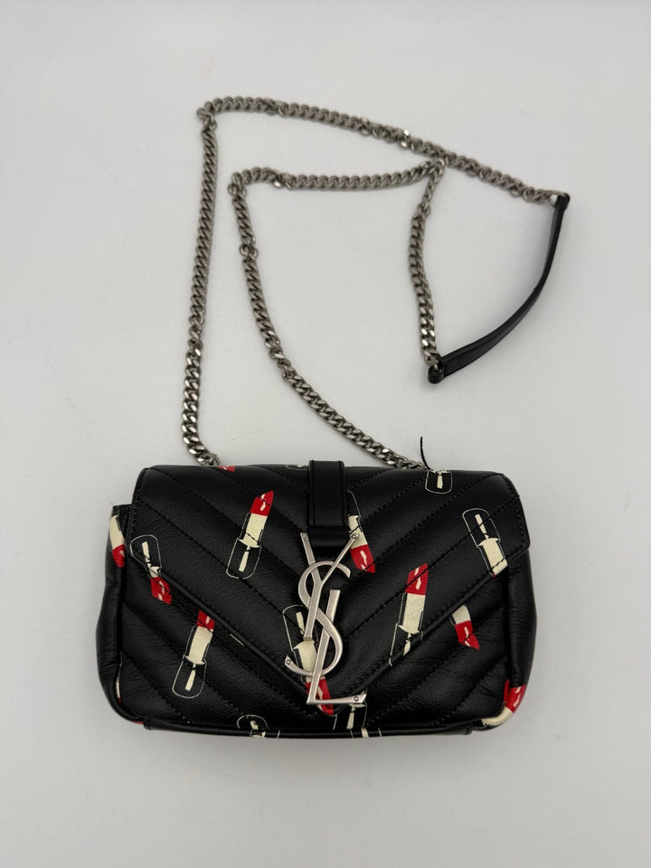 Saint Laurent SAINT LAURENT MINI COLLEGE Lip Stick Handbag - RIMODA