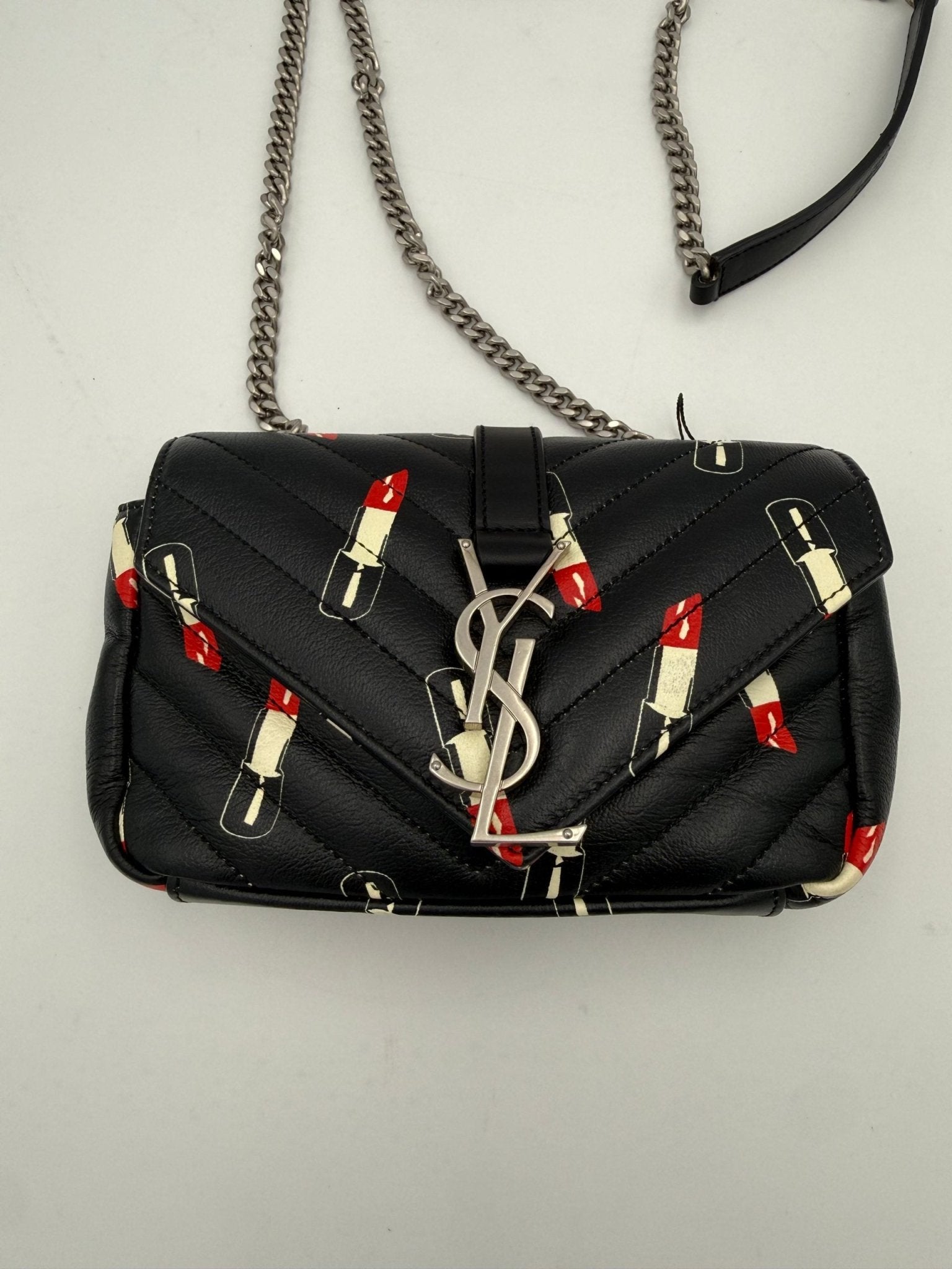 Saint Laurent SAINT LAURENT MINI COLLEGE Lip Stick Handbag - RIMODA