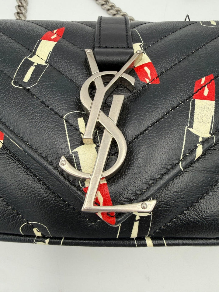 Saint Laurent SAINT LAURENT MINI COLLEGE Lip Stick Handbag - RIMODA