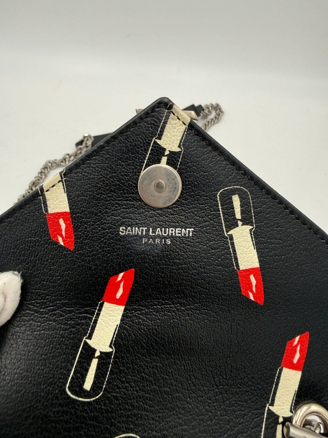 Saint Laurent SAINT LAURENT MINI COLLEGE Lip Stick Handbag - RIMODA