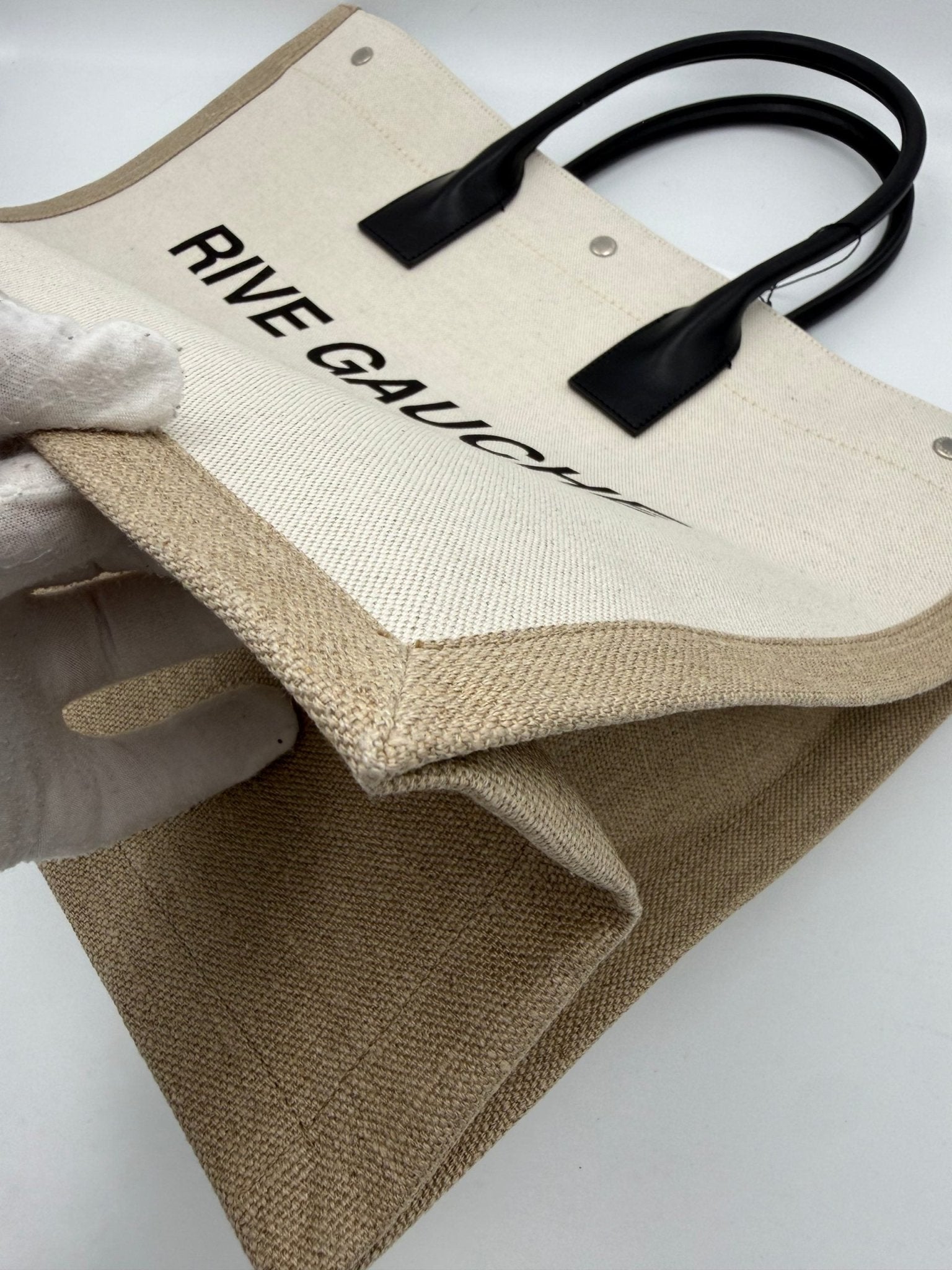 Saint Laurent SAINT LAURENT Rive Gauche Large Tote Bag - RIMODA