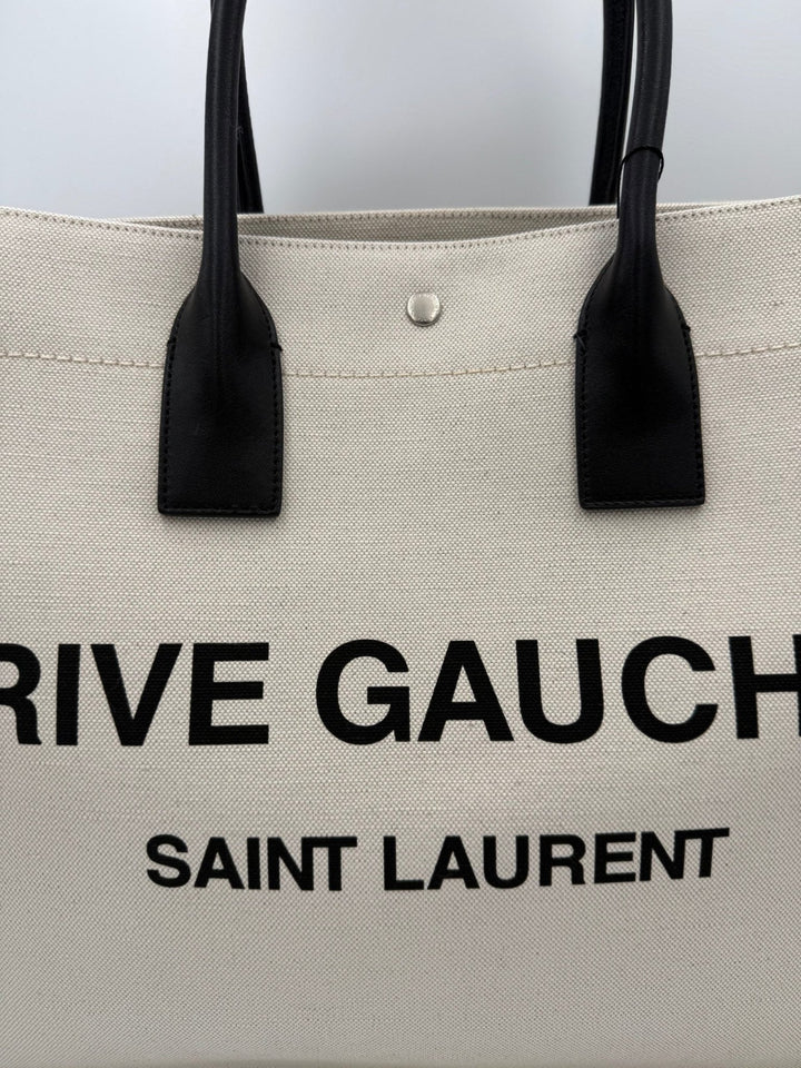 Saint Laurent SAINT LAURENT Rive Gauche Large Tote Bag - RIMODA