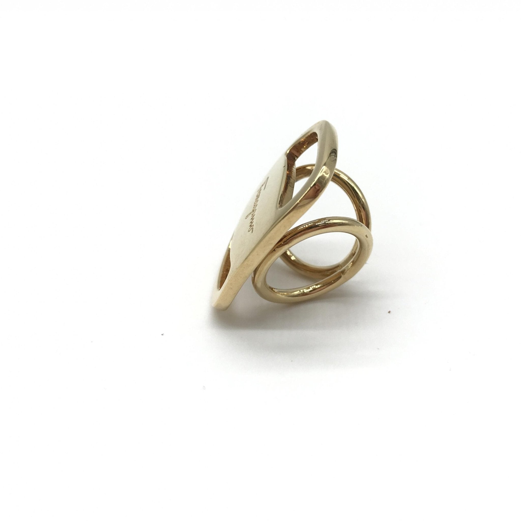 Salvatore Ferragamo PLEATS PLEASE Designer Scarf Ring - RIMODA