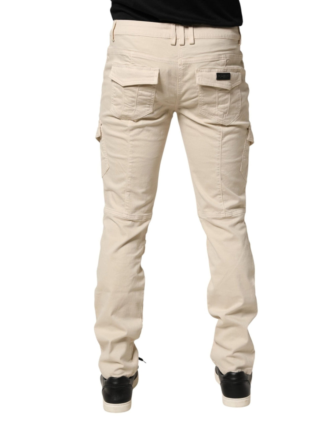 Scervino Street Beige Skinny Fit Mid Waist Men Denim Jeans - RIMODA