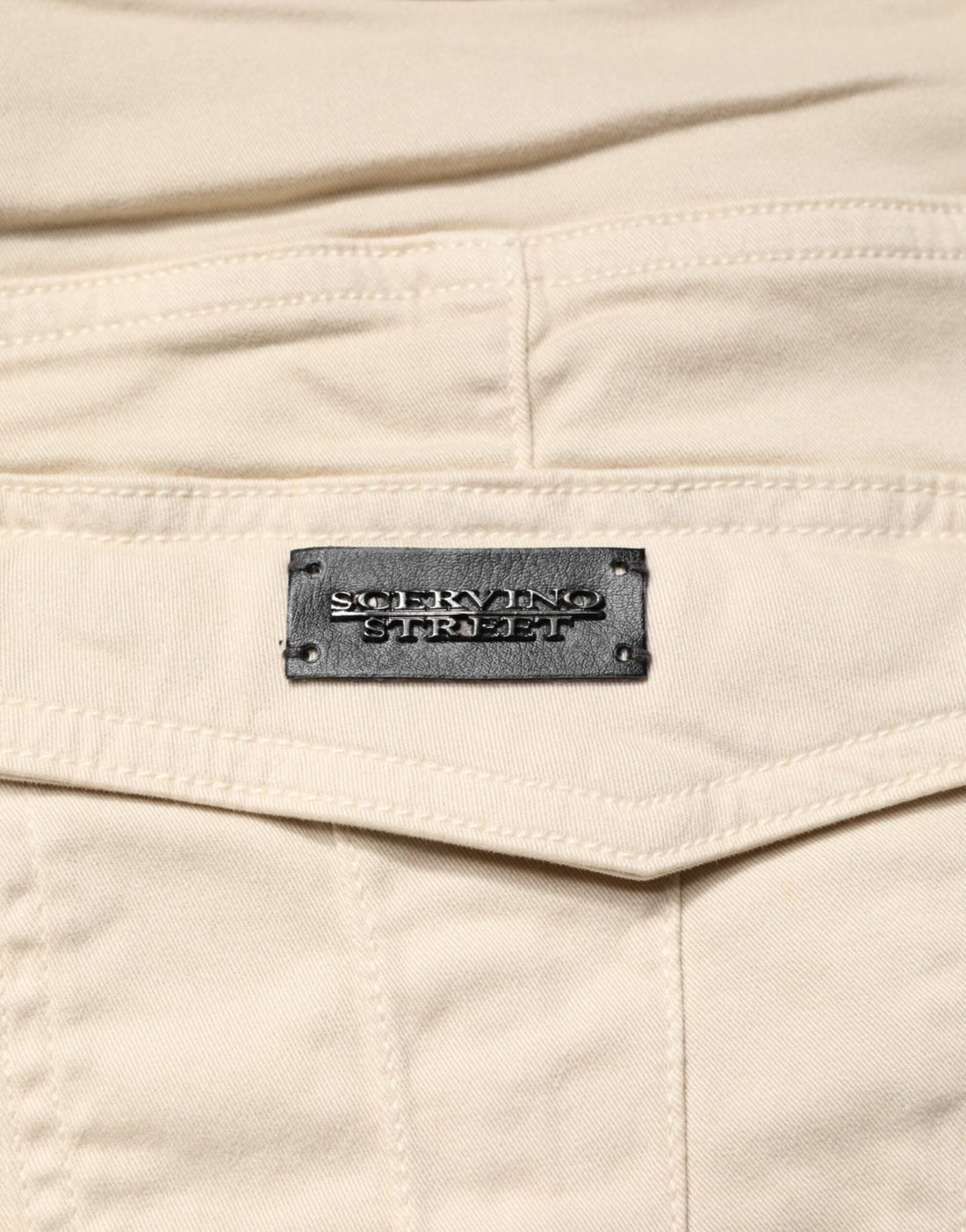 Scervino Street Beige Skinny Fit Mid Waist Men Denim Jeans - RIMODA