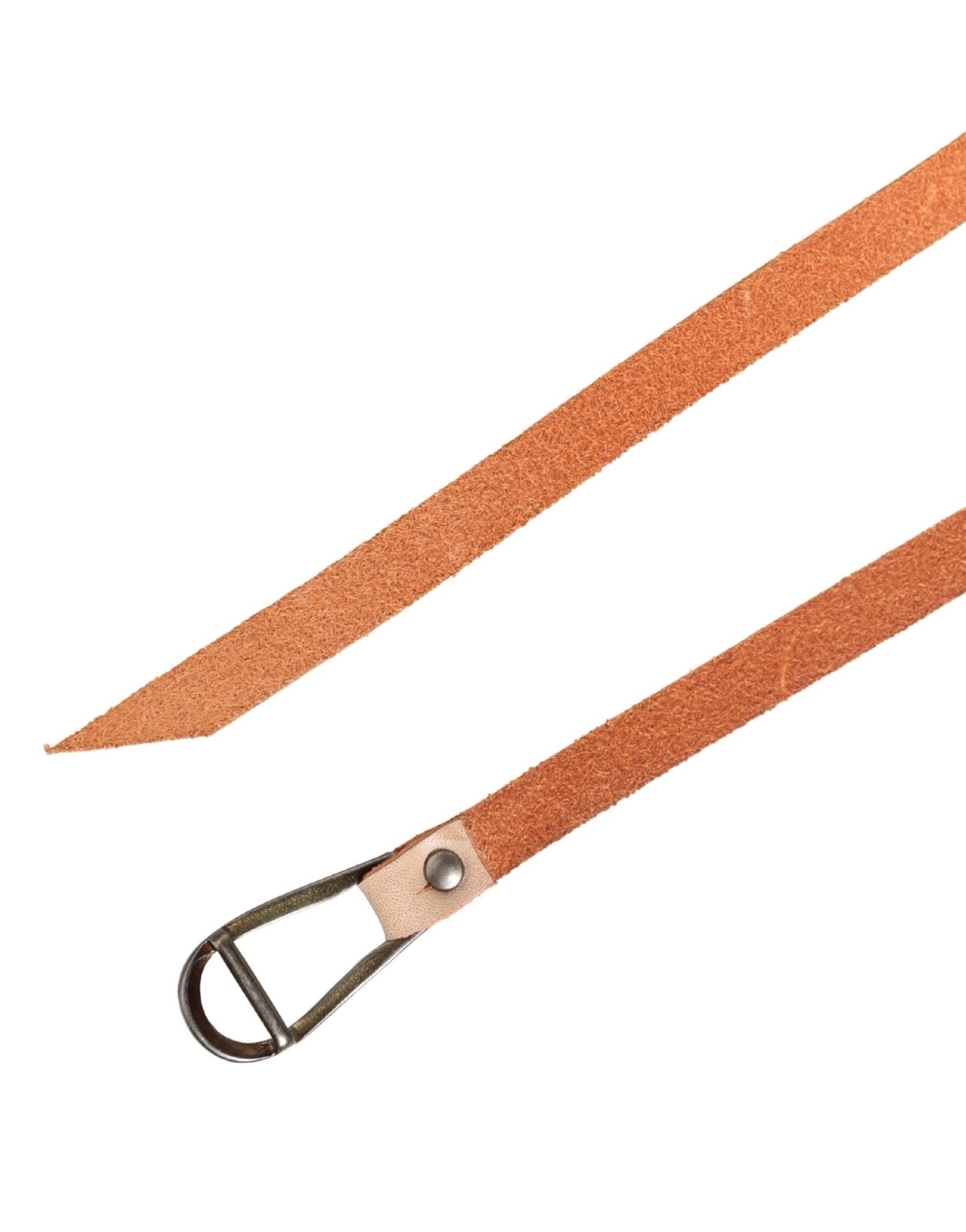 Scervino Street Women Orange Silver Metal Buckle Skinny Belt - RIMODA