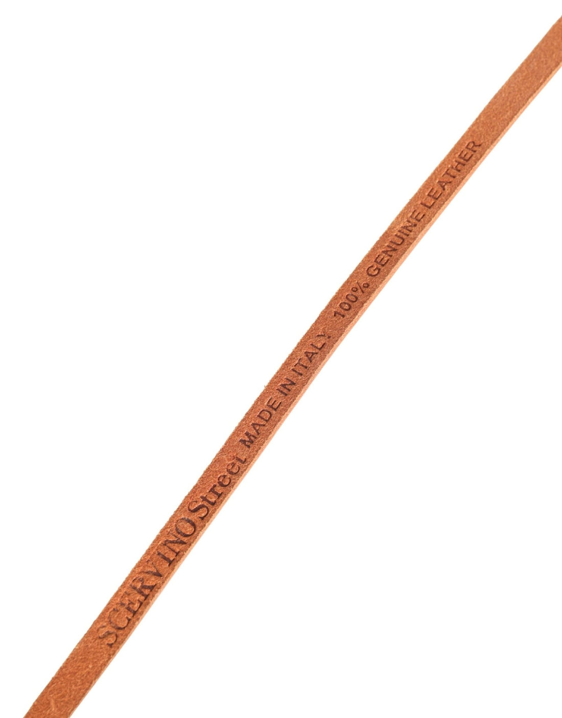 Scervino Street Women Orange Silver Metal Buckle Skinny Belt - RIMODA