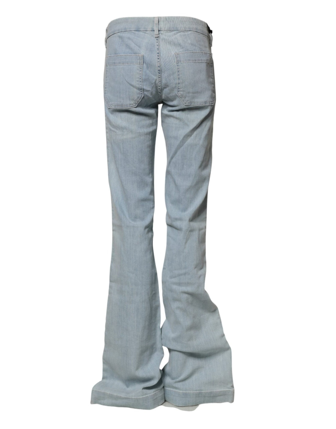 Seafarer Light Blue Boot Cut Mid Waist Denim Casual Jeans - RIMODA