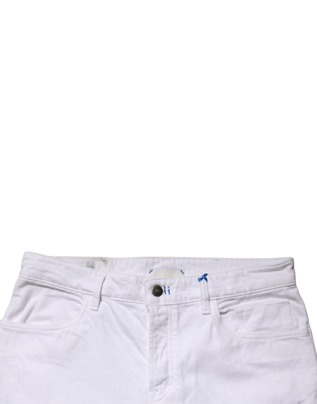 Siviglia White Mid Waist Cotton Skinny Denim Men Trouser Jeans - RIMODA