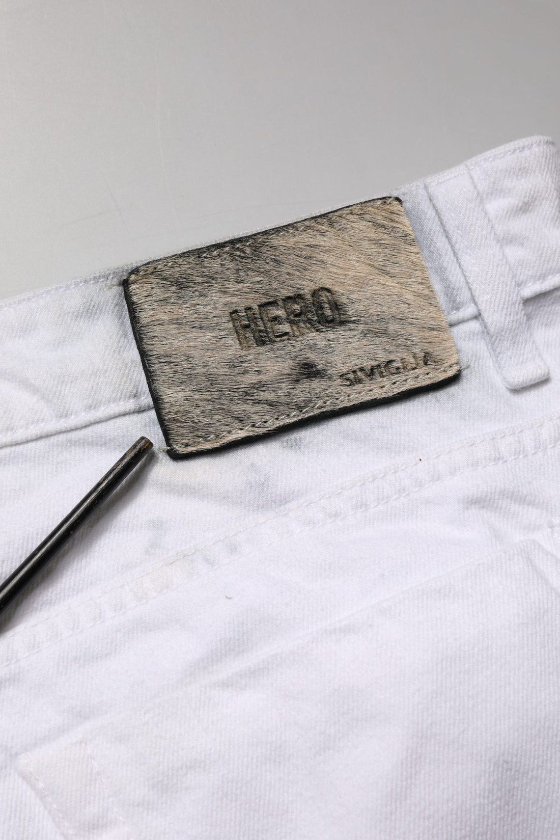 Siviglia White Mid Waist Cotton Skinny Denim Men Trouser Jeans - RIMODA