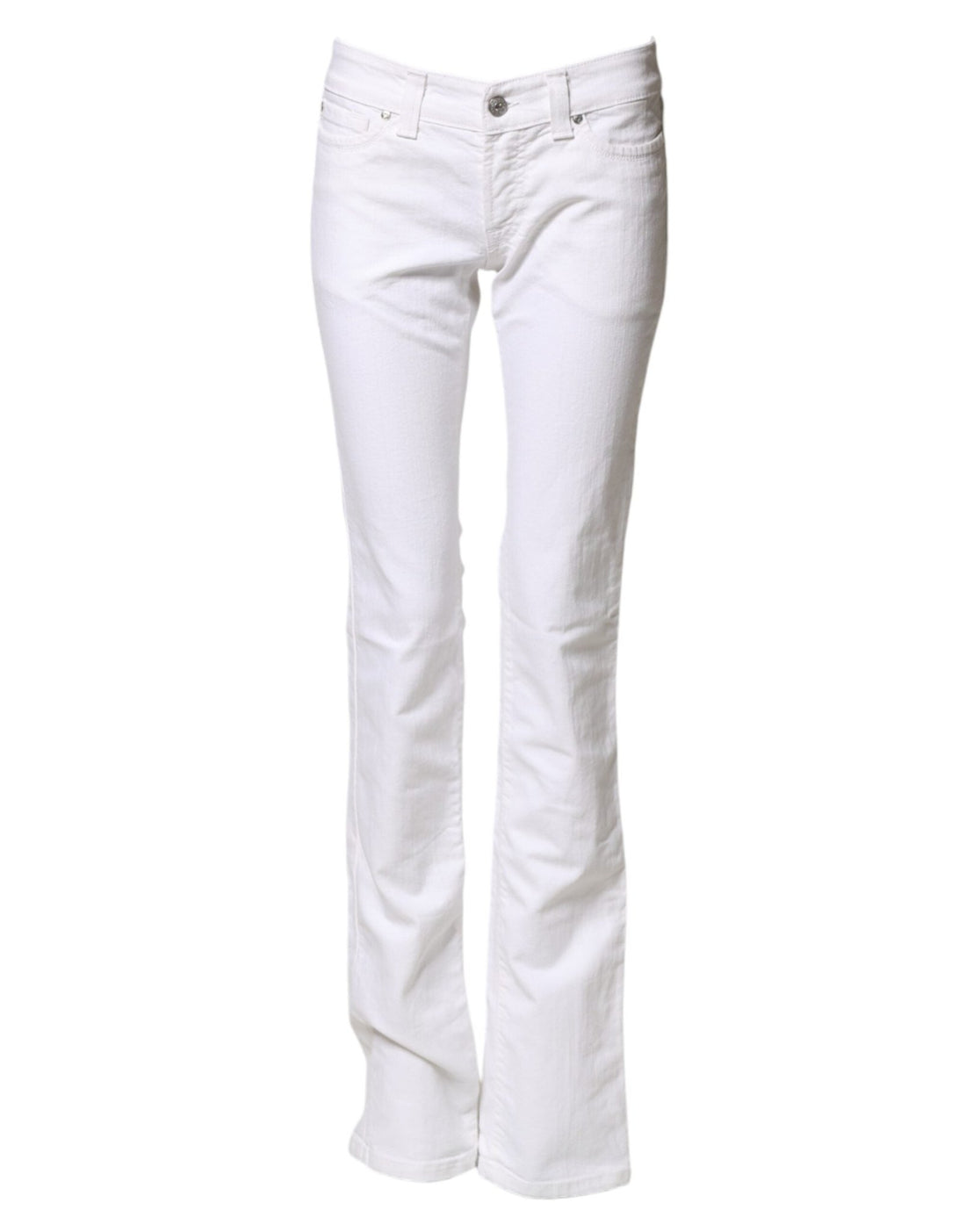 S.O.S White Low Waist Bootcut Denim Jeans - RIMODA