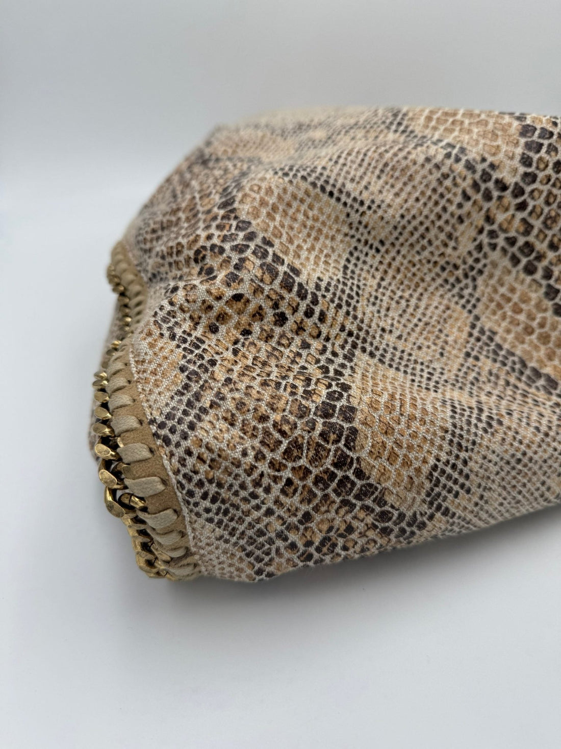 Stella McCartney STELLA MCCARTNEY Falabella Grande Vegan Reptile Skin Handbag - RIMODA