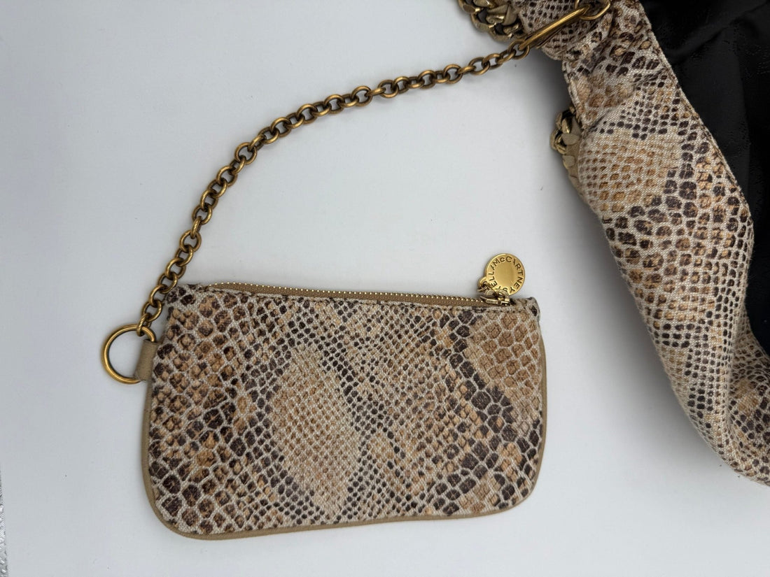 Stella McCartney STELLA MCCARTNEY Falabella Grande Vegan Reptile Skin Handbag - RIMODA