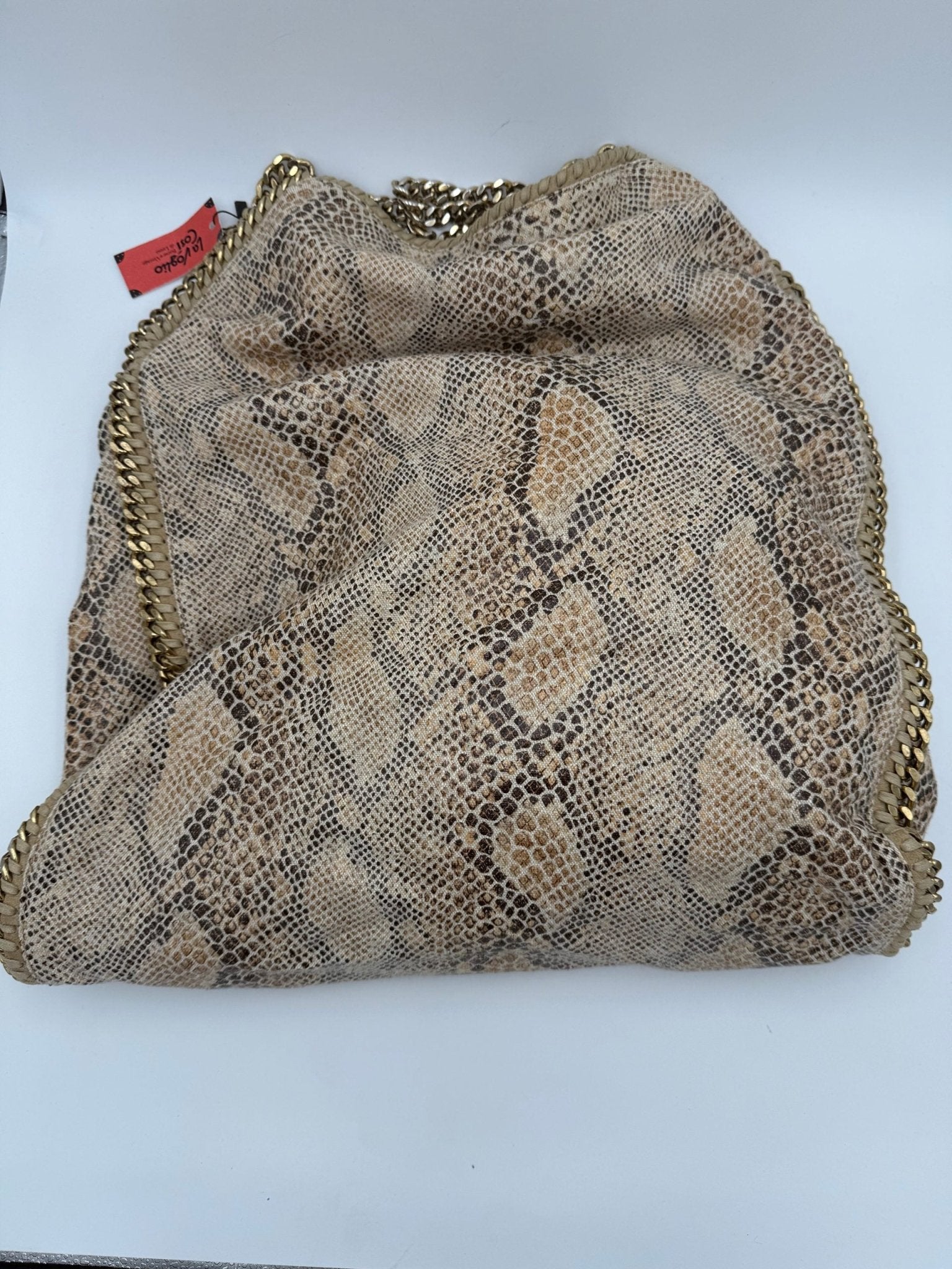 Stella McCartney STELLA MCCARTNEY Falabella Grande Vegan Reptile Skin Handbag - RIMODA