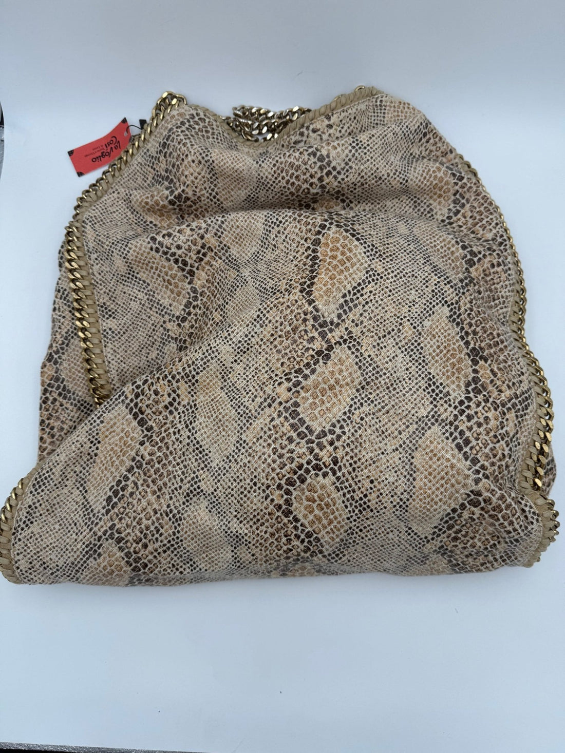 Stella McCartney STELLA MCCARTNEY Falabella Grande Vegan Reptile Skin Handbag - RIMODA