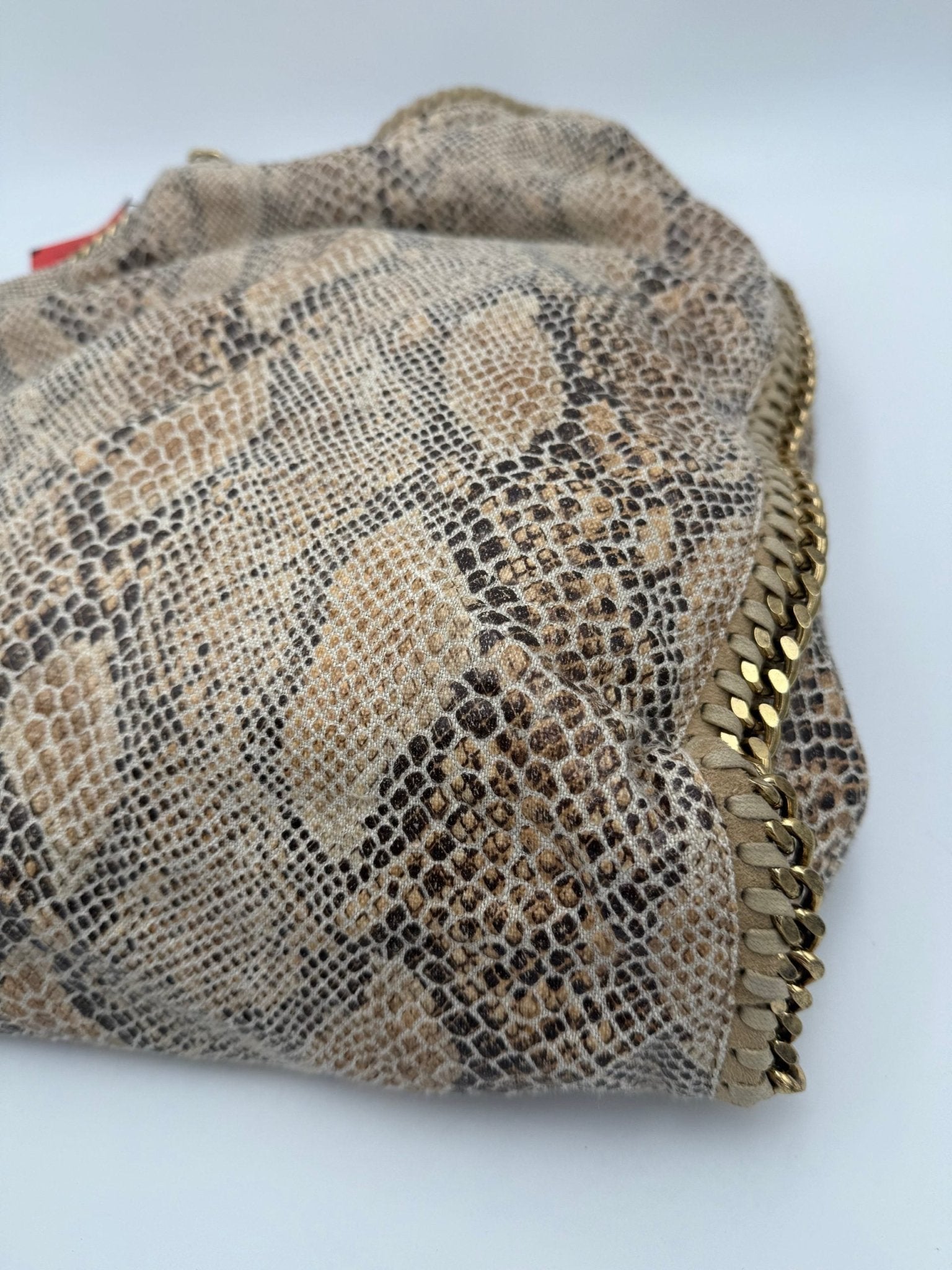 Stella McCartney STELLA MCCARTNEY Falabella Grande Vegan Reptile Skin Handbag - RIMODA