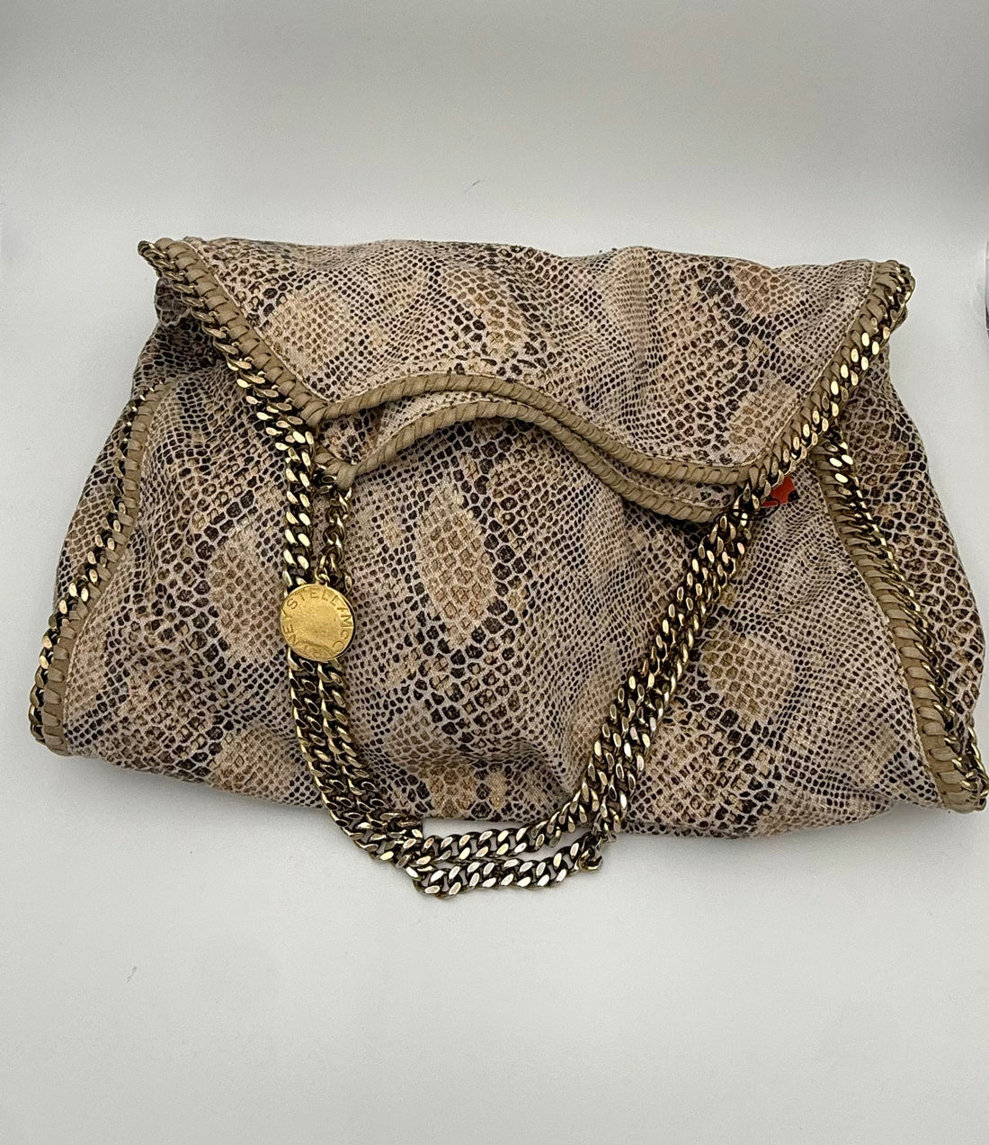 Stella McCartney STELLA MCCARTNEY Falabella Grande Vegan Reptile Skin Handbag - RIMODA
