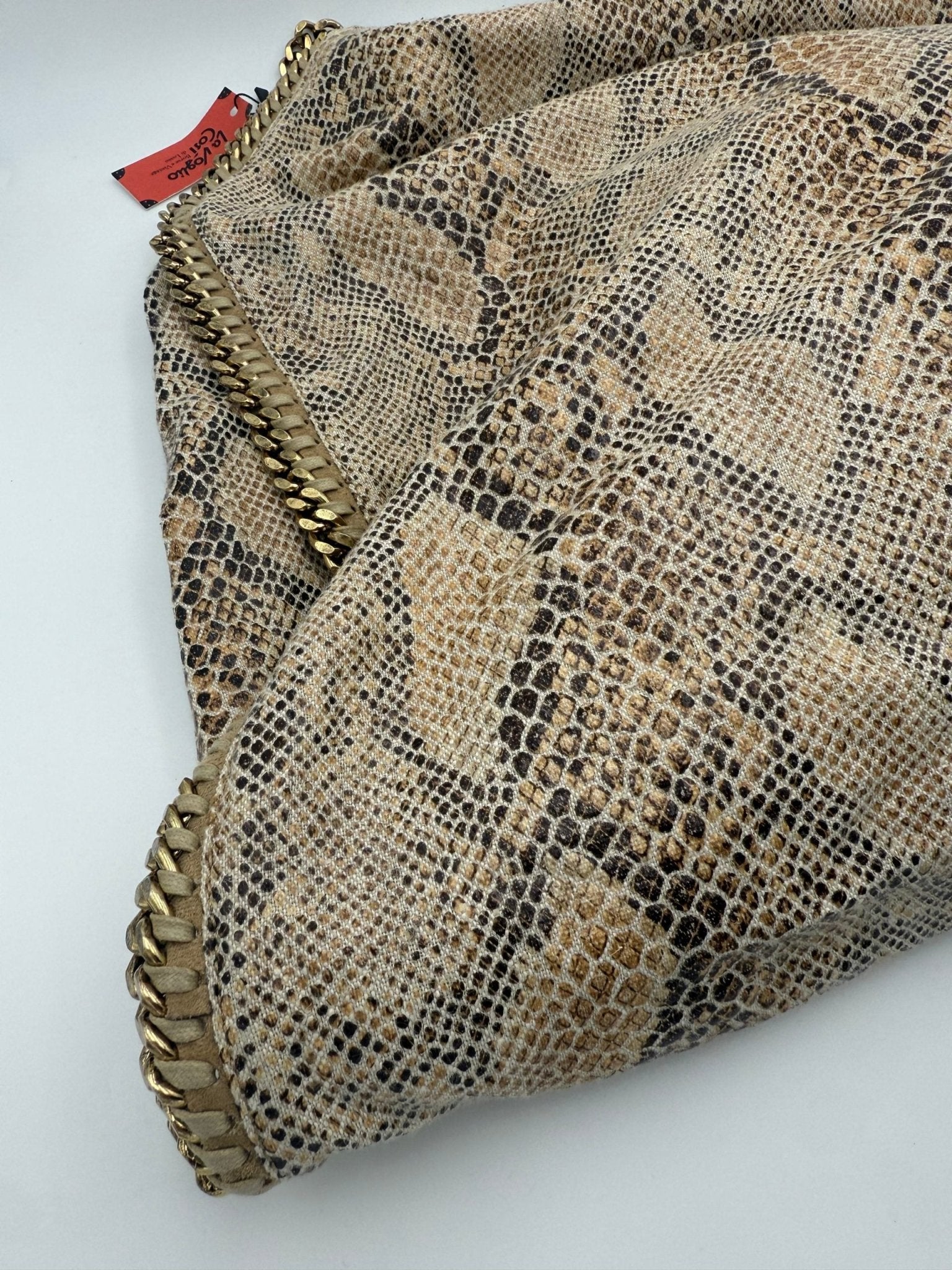 Stella McCartney STELLA MCCARTNEY Falabella Grande Vegan Reptile Skin Handbag - RIMODA