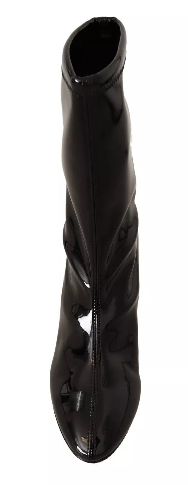 Stuart Weitzman Black Patent Leather High Heels Boots Shoes - RIMODA