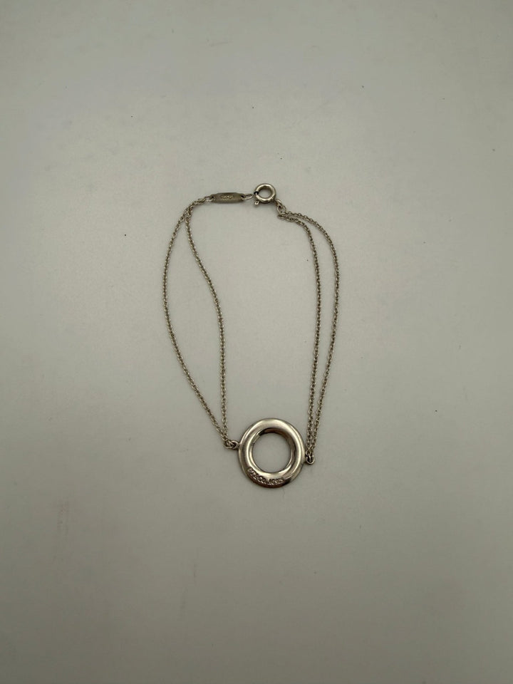 Tiffany & Co. TIFFANY & CO. Silver Bracelet with Double Chain - RIMODA