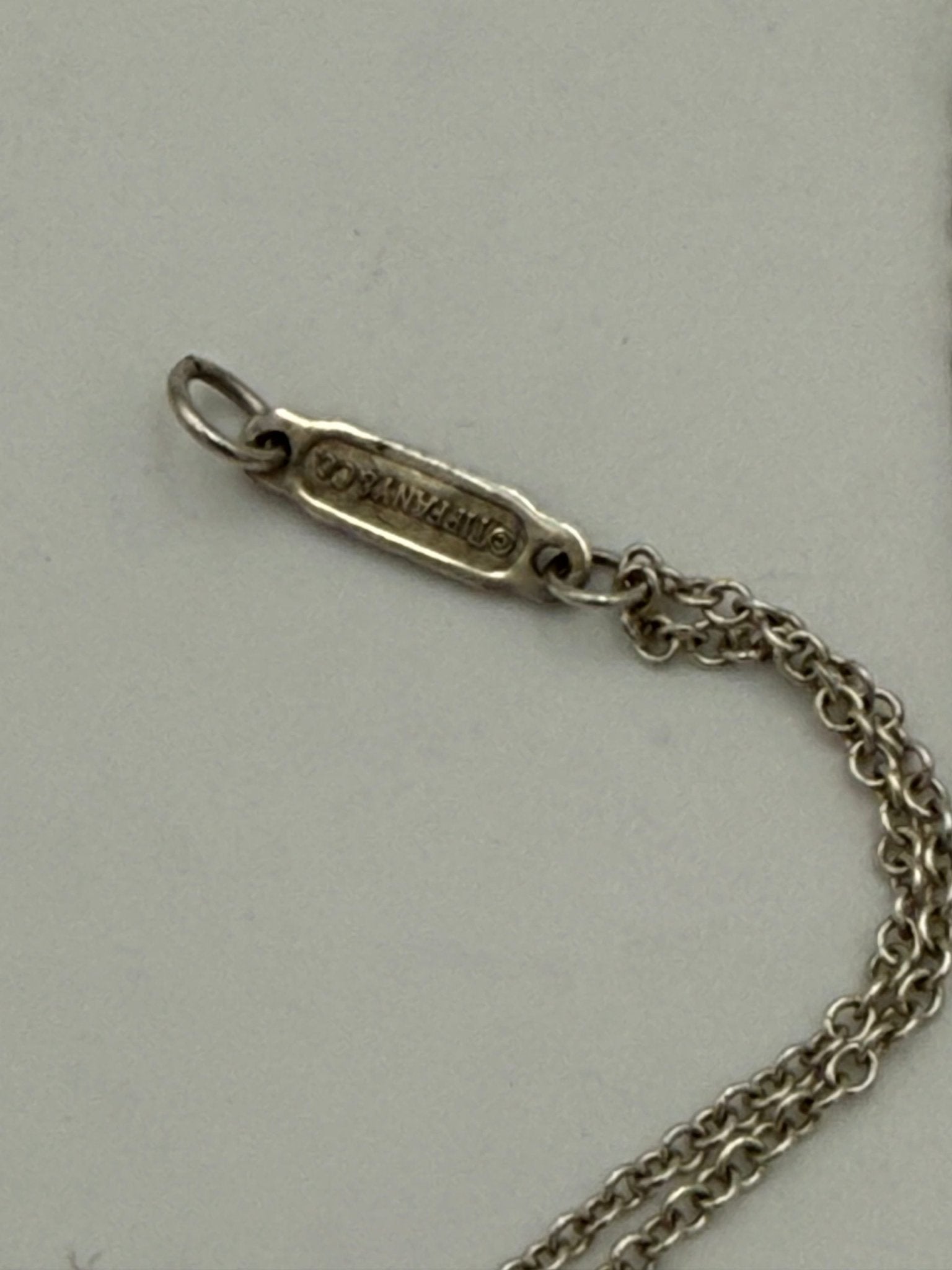 Tiffany & Co. TIFFANY & CO. Silver Bracelet with Double Chain - RIMODA
